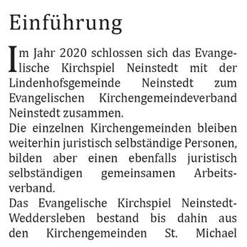 Corporate Design des Ev. Kirchengemeindeverbandes Neinstedt