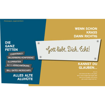 Entwurf I für eine Werbekampagne